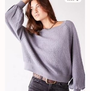 EUC Free People found my friend pullover sz lg